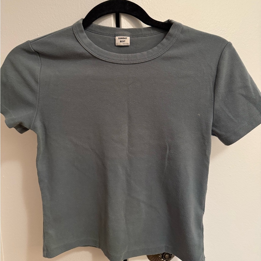 Sunday Best Slate Gray Short Sleeve Tee